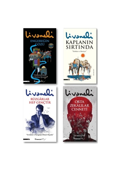 Zülfü Livaneli Kitap Seti / Engereğin Gözü - Kaplanın Sırtında - Orta Zekalılar Cenneti - Rüzgarlar