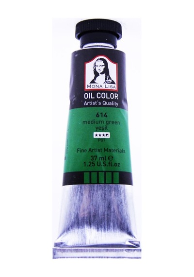 Mona Lisa Yağlı Boya 37 Ml Yeşil 614 Çok Renkli