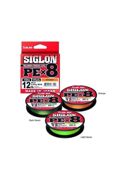Sunline Siglon Braid Pe X8 0.270 Mm 150m Orange 8 Kat İp Misina 18.5kg Çeker
