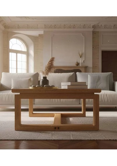 Orta Sehpa Masif Ağaç 120 X 80 Çok Renkli