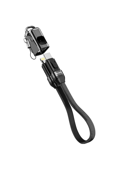 S-link Armor Cl-020 30w 20 Cm Type-c To Lightning Pd Örgülü Metal Başlıklı Siyah Hızlı Şarj Kab Standart
