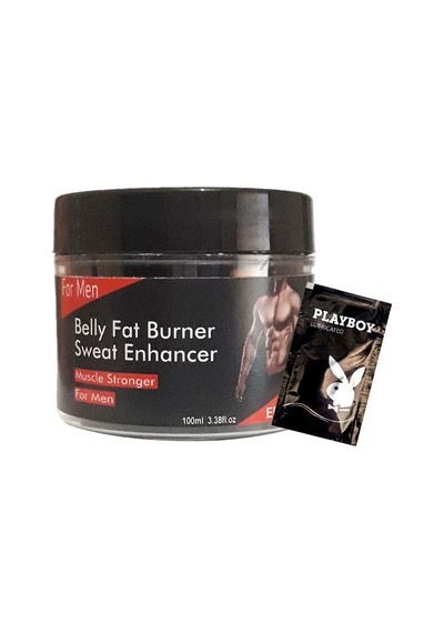 Eelhoe Belly Fatburner Sweat Enhancer Erkeklere Özel Kas Şekillendirme Kremi 100 Ml + Jel Hediye
