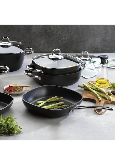 Schafer Gastronomie Master Granit Tava 26cm-siyah Kırmızı