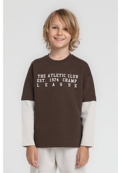 Xo Kids Erkek Çocuk Sweatşirt 4-8 Yaş 1845 Kahve