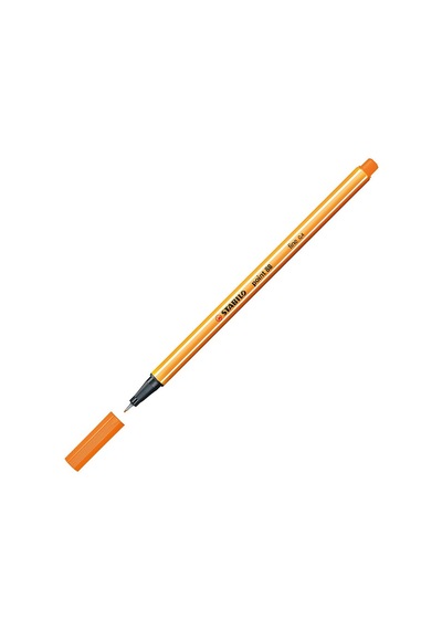 Stabilo 88 Point Fineliner Keçe Uçlu Kalem 0.4Mm 54 Turuncu