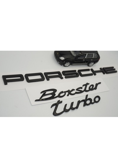 Porsche Boxster Turbo Bagaj 3m 3d Abs Yazı Logo Amblem Seti