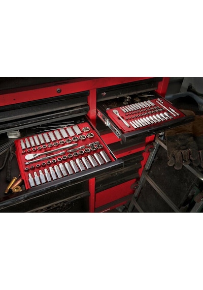 Milwaukee T4932464944 Ağır Hizmet Tipi Cırcır Lokma Takımı ¼' 50