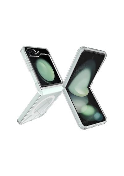 Teleplus Samsung Galaxy Uyumlu Z Flip 7 Fe Kılıf Kamera Korumalı Embos Manyetik Şarj Özellikli Kapak