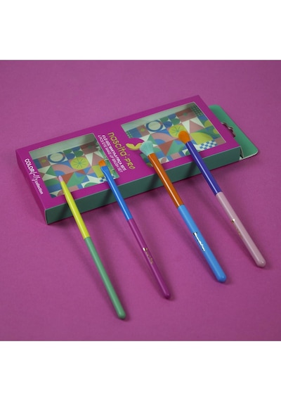 Nascita Colorfully Collection 4lü Göz Makyaj Fırça Seti - 133 Nasbrushset133