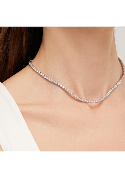 Merano Design Rhodium Su Yolu Kolye 3 MM Kırmızı