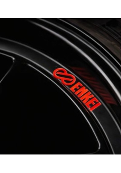 Enkei Jant Yazı Kırmızı Takımı 4 Adet Jant Yazısı Logo Arma Amblem Red 0