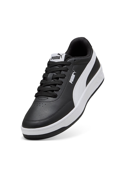 Puma Court Classic Clean 402223-14 Sneaker Unisex Spor Ayakkabı SİYAH-BEYAZ