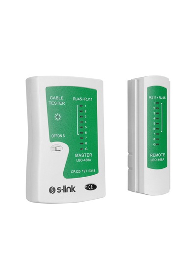 Lexroo S-link Sl-468 Kablo Test Cihazı Rj45 Rj11 Network Tester L