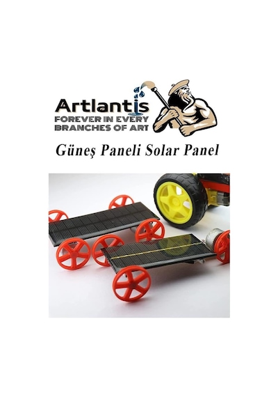Güneş Paneli Solar Panel 6x6 Cm 5.5 Volt 100 Ma 1 Adet Güneş Enerjisi Okul Sınıf Deney Çalışmal