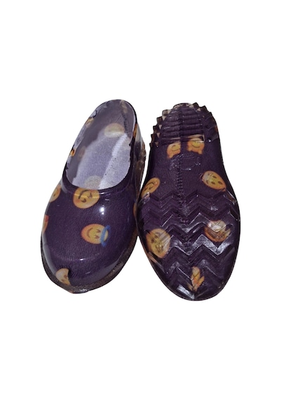 Patik Bahçe Ve Tarım Kız Çocuk Ayakkabısı 21-30 Mor Emojili Mor