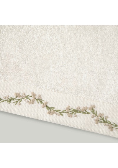 Linens Elae Bambu 50x85 Cm Yüz Havlusu Ekru 450 G/m²