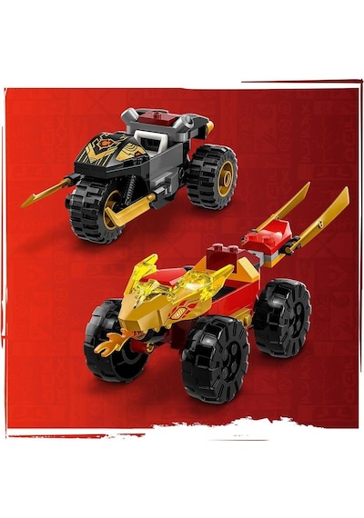 LEGO® Ninjago 71789 Kai Ve Ras'ın Araba Ve Motosiklet Savaşı 103 Parça