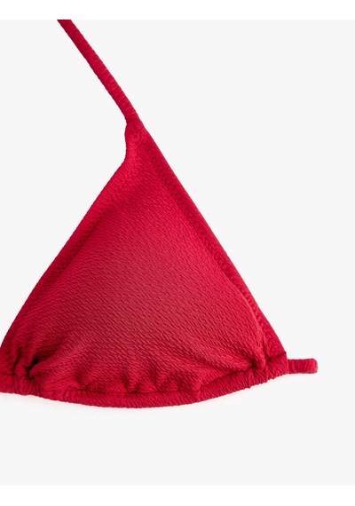 Koton Dokulu Üçgen Bikini Üstü Bordo 6sak10010mm