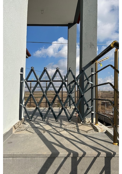 Rudu Akordiyon Çocuk - Pet Merdiven Güvenlik Kapısı 40-140 CM Arası Uzayabilen