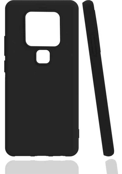 Tecno Camon 16 Kılıf Zore Biye Silikon Siyah