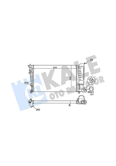 Kale 363080 Motor Radyatoru 133046 1331ag 1331ah
