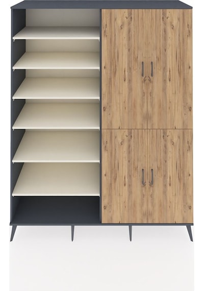 Kronos Gardrop 8 Raflı 4 Kapaklı 2 Askılı 176x59x221 Antrasit-çam/aytaşı Çam/aytaşı Kronos Gardrop 8 Raflı 4 Kapaklı 2 Askılı 176x59x221 Antrasit-çam/aytaşı Çam/aytaşı