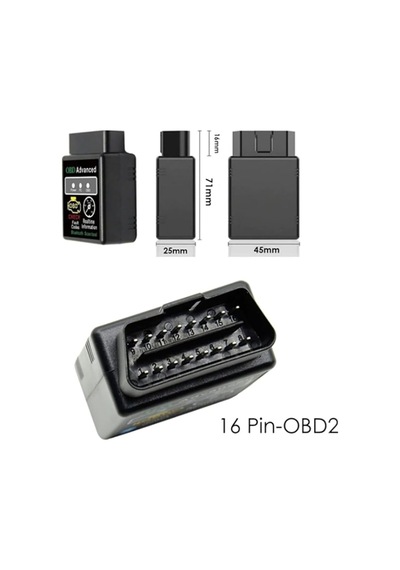 Gaman Arıza Tespit Cihazı Arıza Okuma Silme Bluetooth Obd2 Advanced Tüm Bilgisayara Bağlanan Araçlara Uyum