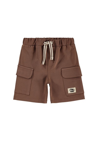 Civil Baby Kargo Cepli 6-18 Ay Kapri - Kahverengi 12-18 Ay Koyu Kahve