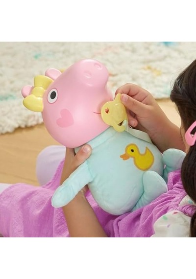 Oinks Ve Snuggles Evie Aksesuarlı İnteraktif Oyuncak Bebek, 20'den Fazla Ses, 3 Yaş Ve Üzeri Kız Ve Erkek Çocuklar İçin Pelüş Oyuncaklar Açık Ahşap