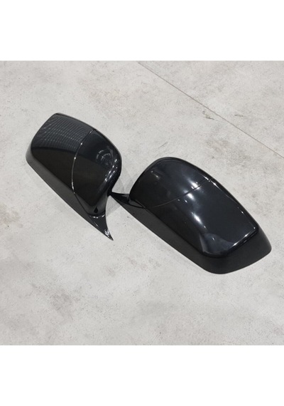 Bmw 5 Serisi E60 Uyumlu Yarasa Ayna Kapak, Parlak Siyah, Yerli Abs Plastik, E60 Batman Ayna Kapağı