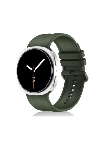 Lexroo Galaxy Watch 9 40mm Krd-159 22mm Silikon Kordon - Yeşil