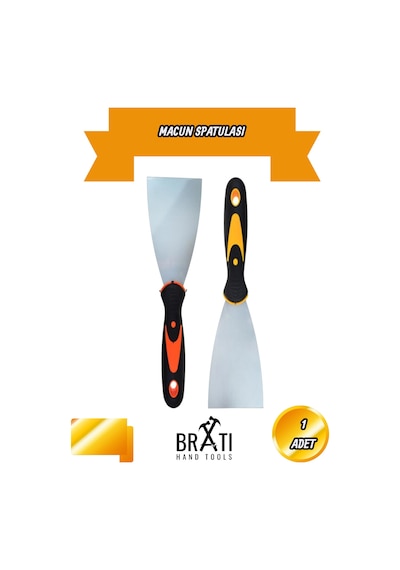 Profesyonel Macun Spatulası Dayanıklı Esnek Yapı Tamir Sıva Alçı Yüzey Düzeltme Aleti 4'lü Set