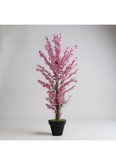 Pembe Bahar Dalı Yapay Agaç 160 Cm Yeşil