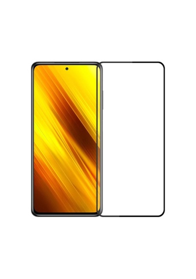 Xiaomi Poco X3 Full Glue Tempered Full Cam Ekran Koruyucu Siyah (457129678)