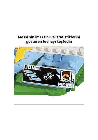 LEGO® Editions Lionel Messi – Unutulmaz Futbol Anları 43011 - 10 Yaş ve Üzeri Çocuklar için Yaratıcı Oyuncak Yapım Seti (500 Parça)