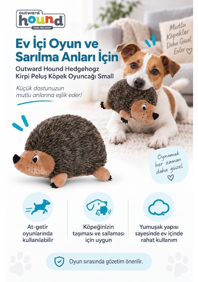 Petstages Hedgehogz Kirpi Peluş Köpek Oyuncağı Small