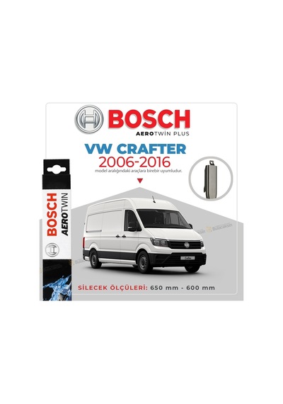 Volkswagen Crafter Muz Silecek Takımı 2006-2016 Bosch Aerotwin
