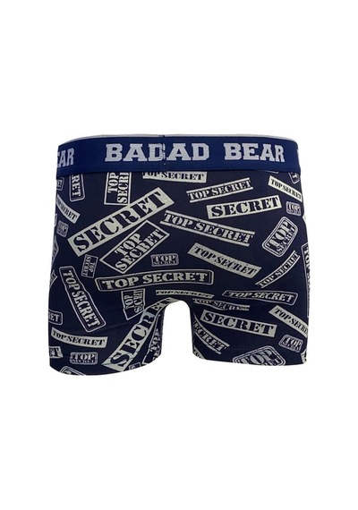 Bad Bear Secret 21.01.03.011l Lacivert Desenli Erkek Boxer Lacivert