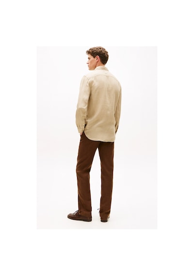 Tommy Hilfiger Pıgment Dyed Lı Solıd Rf Shırt-16329 Bej