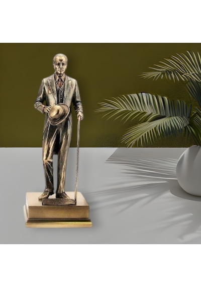 Veronese Mustafa Kemal Atatürk Bronz Renk Koleksiyon Figür 25cm