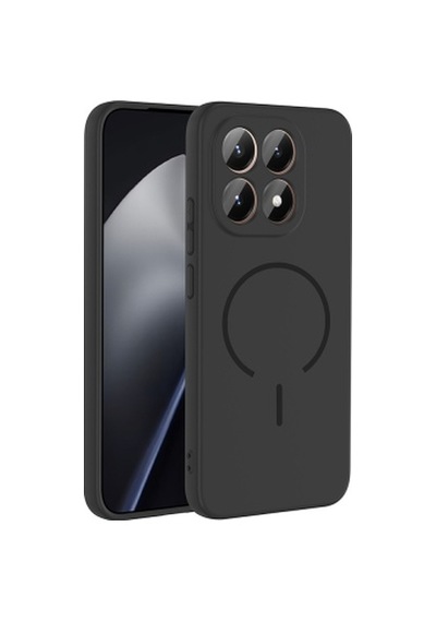 Lexroo Xiaomi 15t Mag Safe Şarj Özellikli Meta Kılıf - Siyah