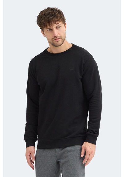 Slazenger Nadav Erkek Siyah Sweatshırt Siyah