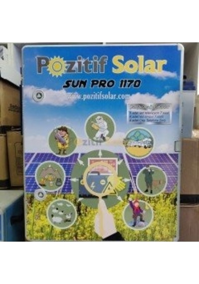 Sunpro 1170 Taşınabilir Solar Jeneratör Lanba ve Tv