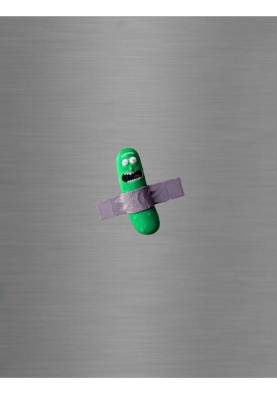 Rick And Morty Pickle Rick Turşu Karakteri Esprili Dekoratif Süs Buzdolabı Magneti