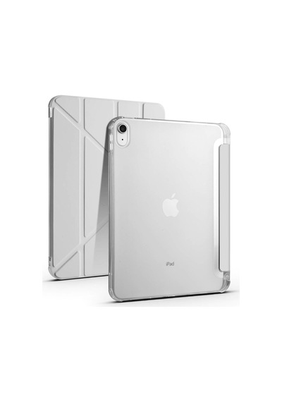 İpad 11.nesil 11" Ve 10.nesil 10.9" Uyumlu, Trifold Standlı, Silikon Arka Korumalı Kılıf. Klasik