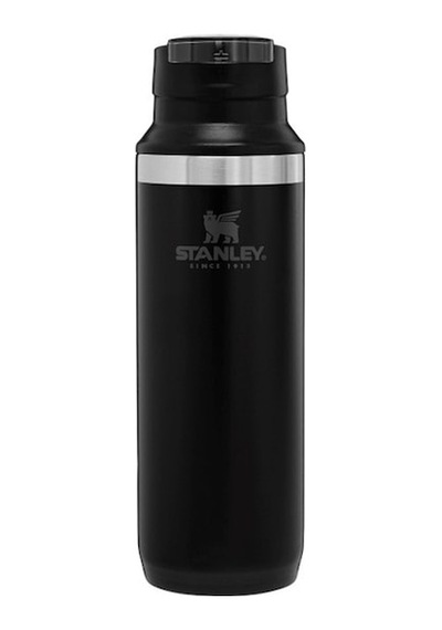 Stanley Stan Adv 16Oz Switchback Trav Mug M.Black Eu Mug Siyah