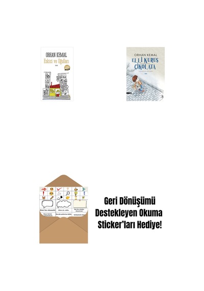 Eskici Ve Oğulları Midi Boy + Elli Kuruş Çikolata + Okuma Sticker'ları