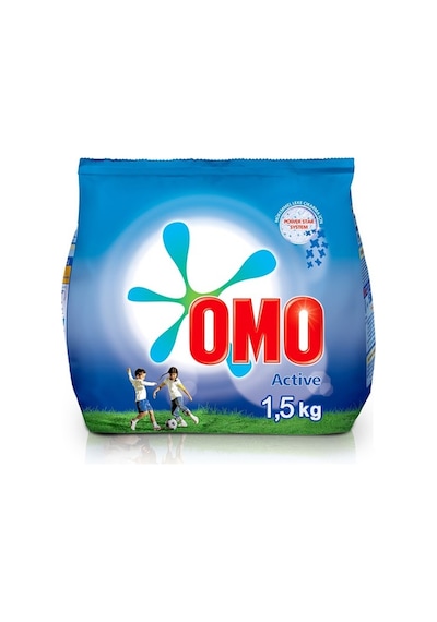 Omo Active Toz Çamaşır Deterjanı 10 Yıkama 1500 G