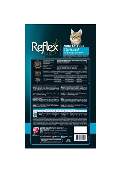 Plus Kısırlaştırılmış Yetişkin Kediler İçin Somonlu Kedi Sı, 1,5 Kg 100 G