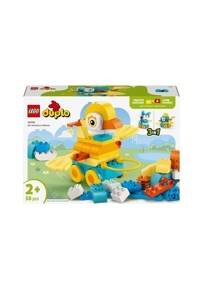 Lego Tekerlekli Hayvanlar İle Eğitici Kasaba Temalı Set